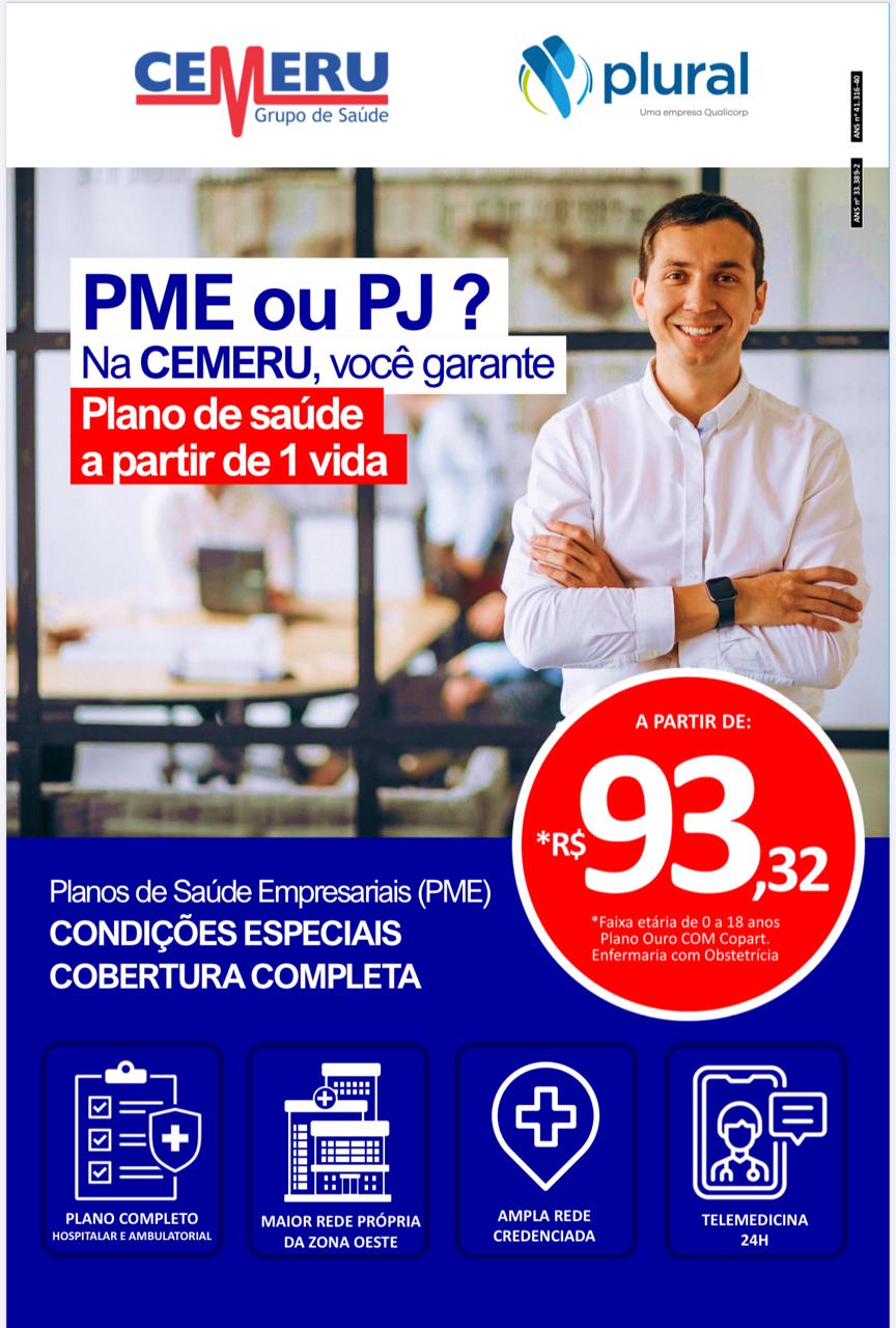 Planos empresariais PME a partir de 1 vida